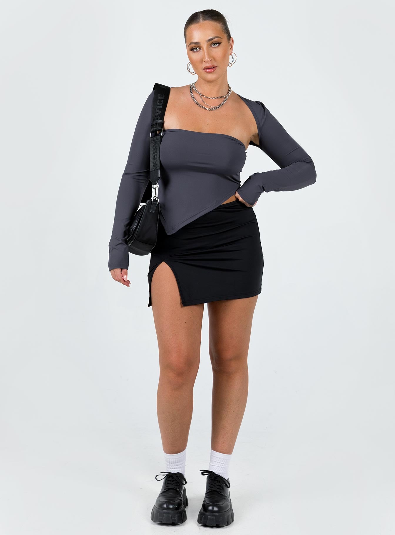 Lowell Mini Skirt Black - Image 3