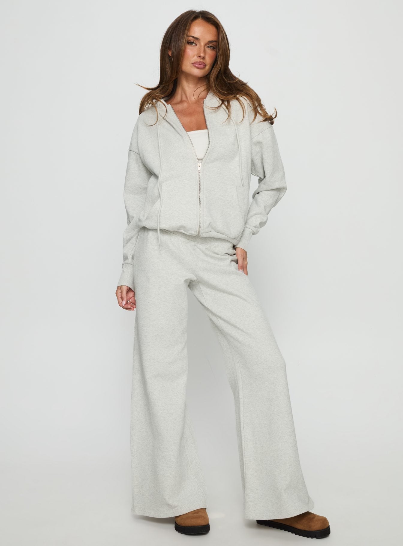All Day Oversized Hoodie Grey Marle - Image 3