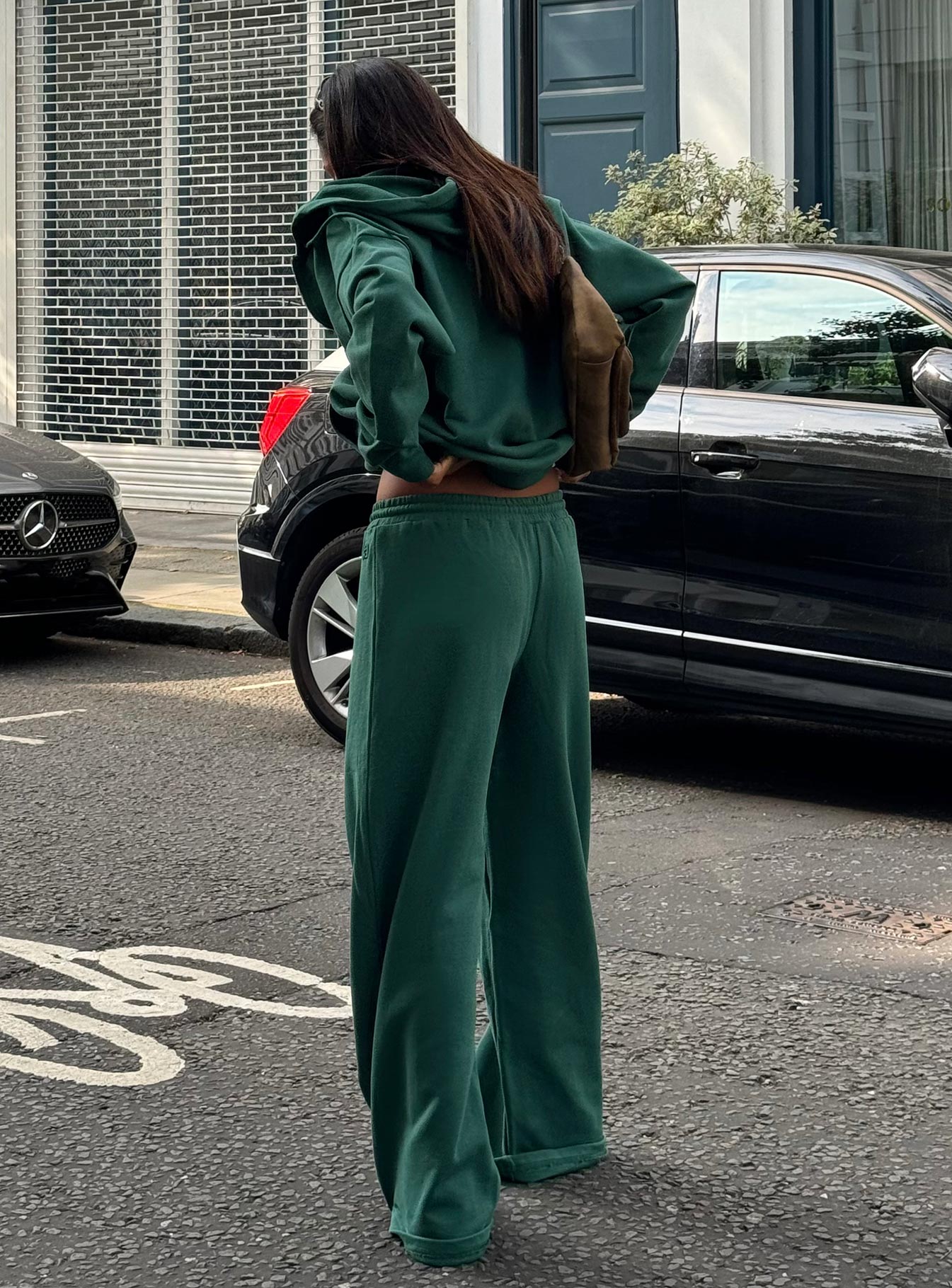 All Day Straight Leg Sweatpants Green - Image 3