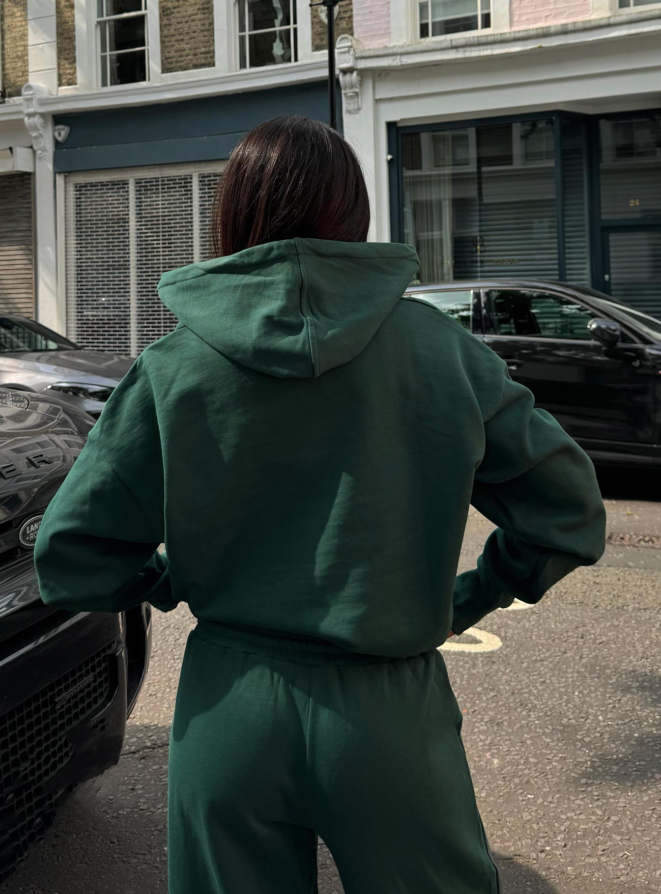 All Day Oversized Hoodie Green - Image 2