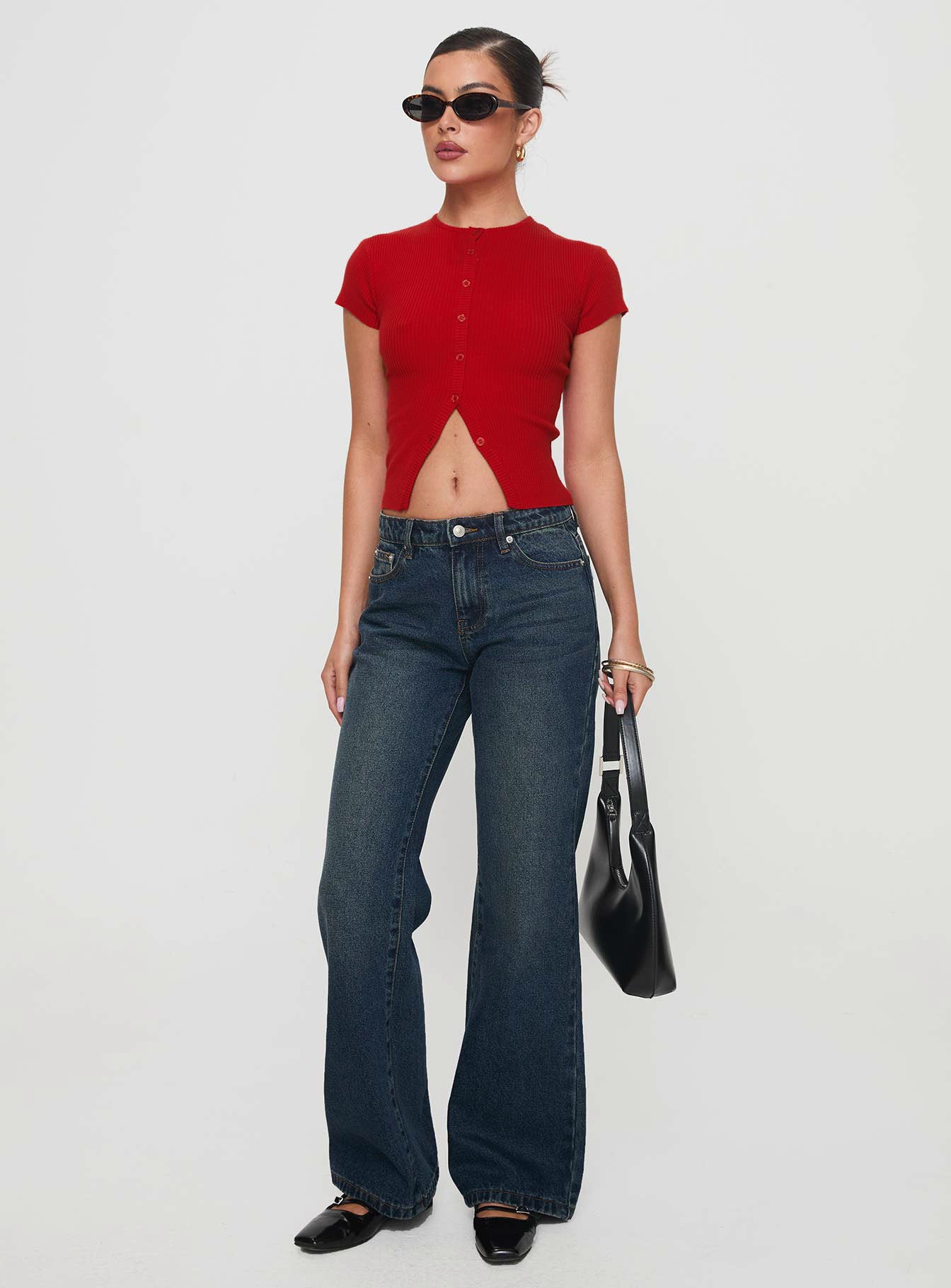 Suzu Knit Top Red - Image 3