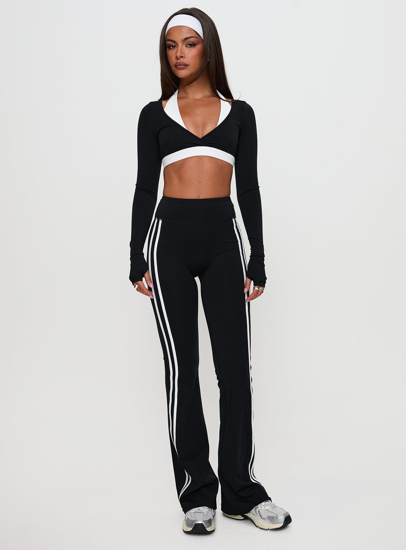Fast Track Active Flare Pants Black - Image 3
