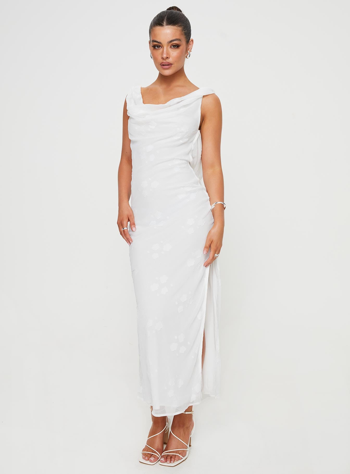 Contessa Maxi Dress White - Image 3