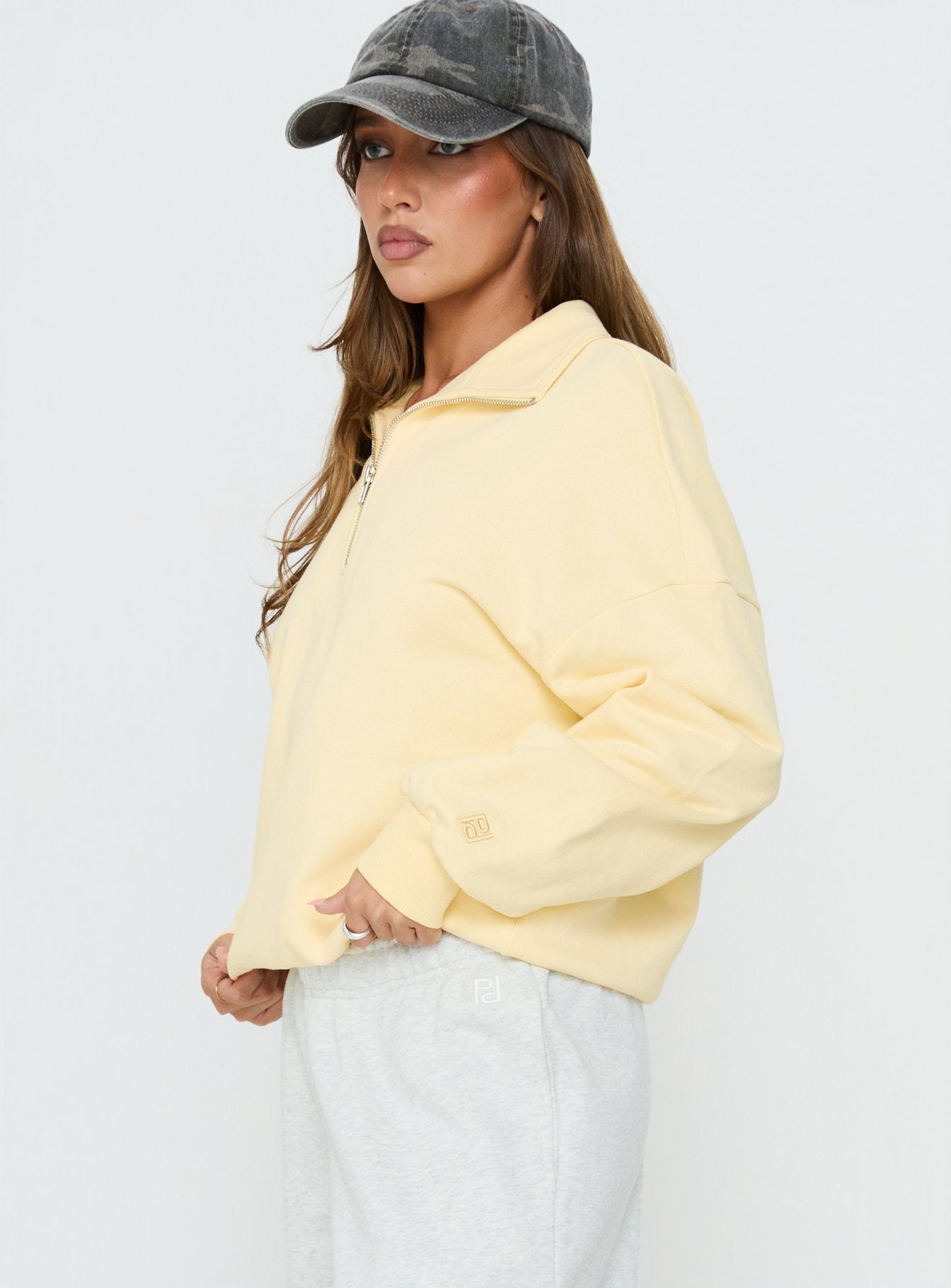 Rozanna 1/4 Zip Jumper Butter - Image 3