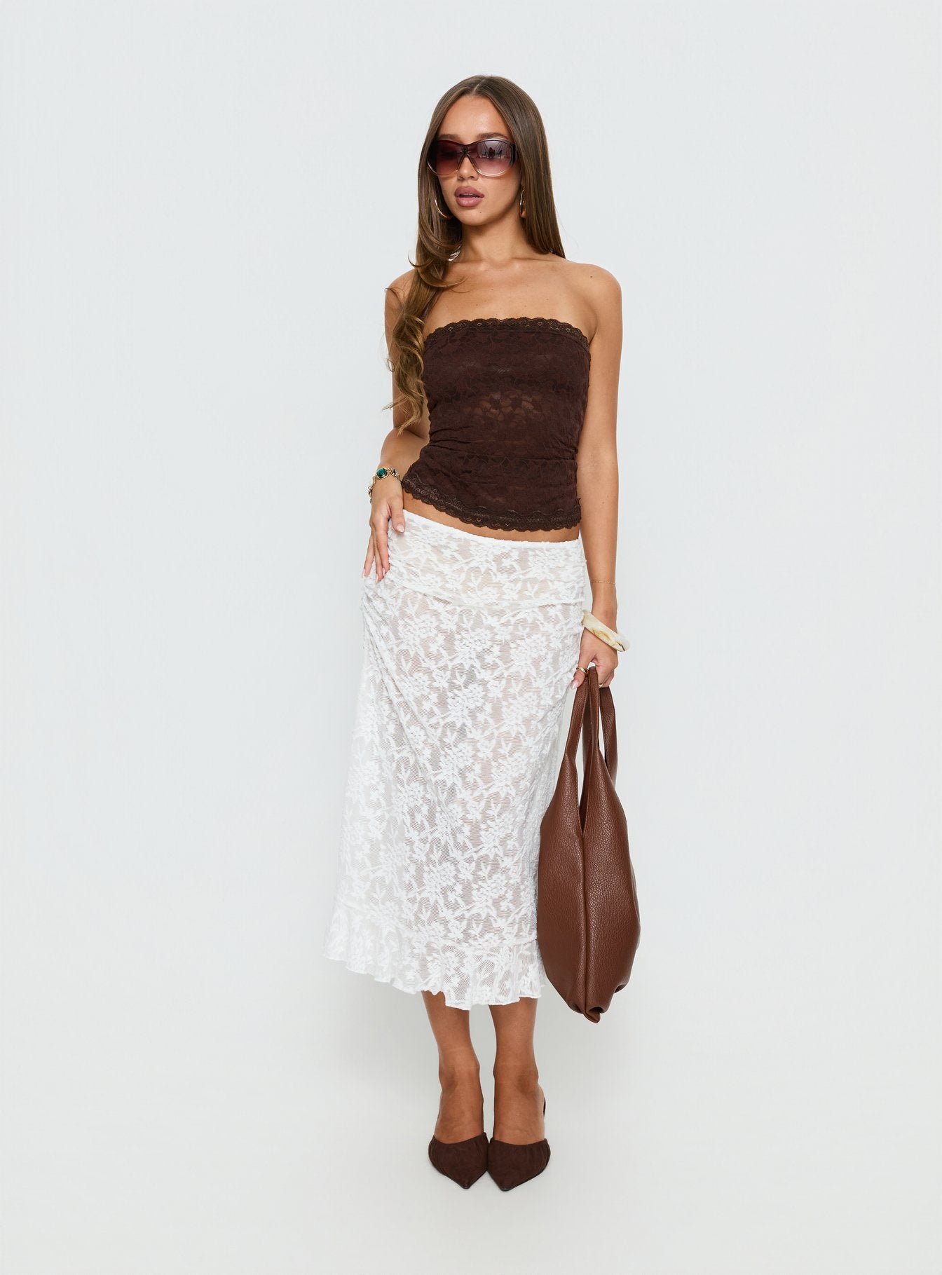 Mochapella Strapless Top Chocolate - Image 3