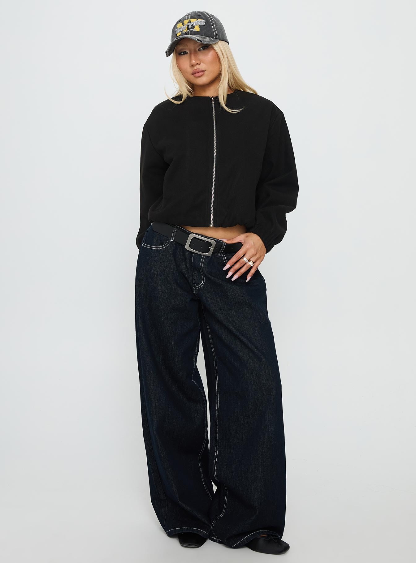 Grasp Bomber Jacket Black - Image 3