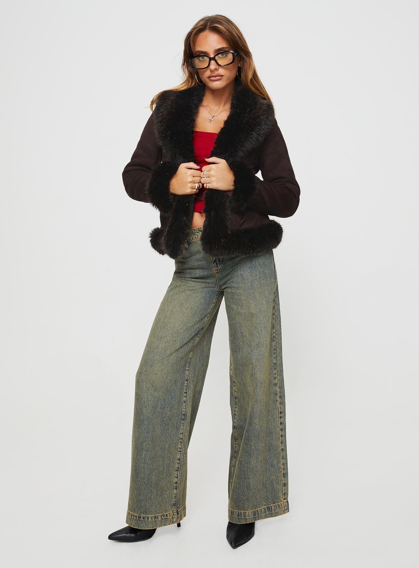 Graciel Penny Lane Jacket Chocolate - Image 4