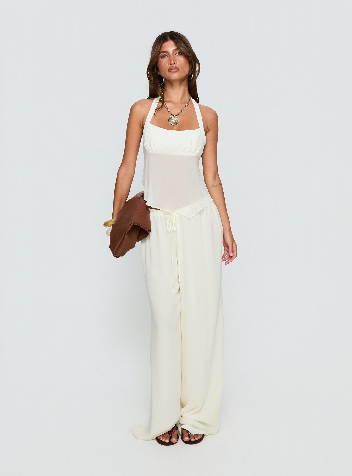 Finesse Halter Top Yellow - Image 3