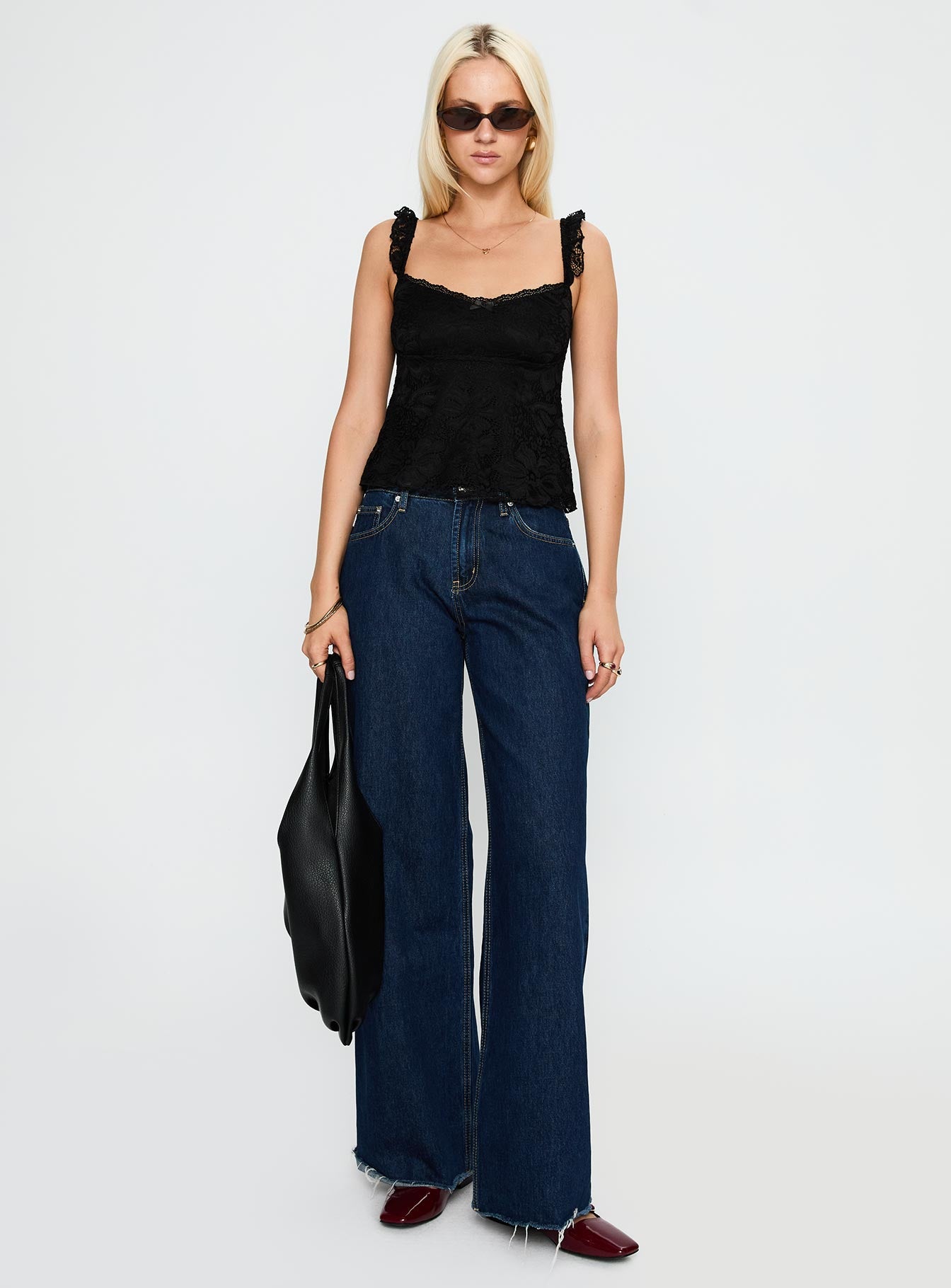 Madaleine Lace Top Black - Image 3