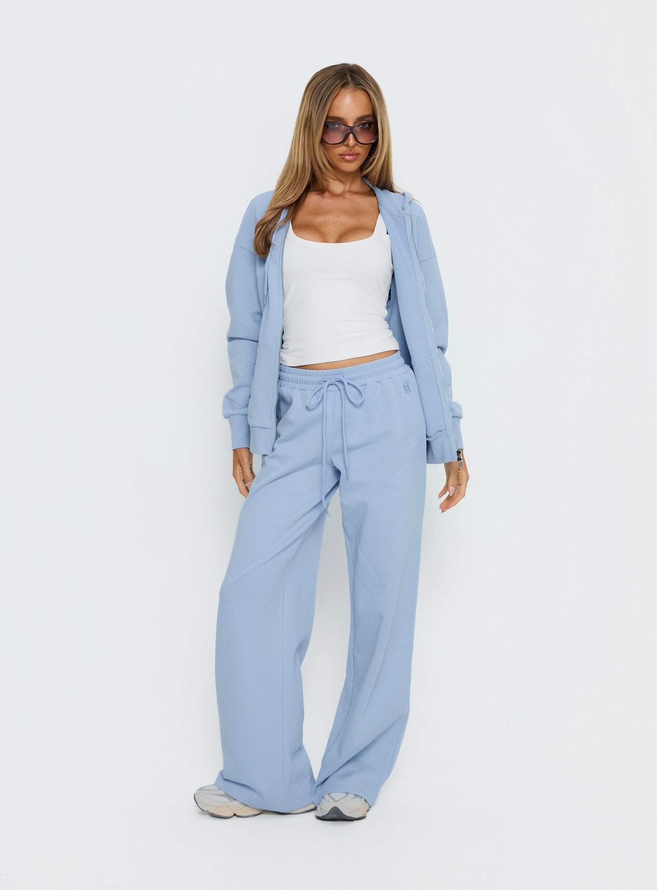 All Day Straight Leg Sweatpants Icy Blue - Image 3