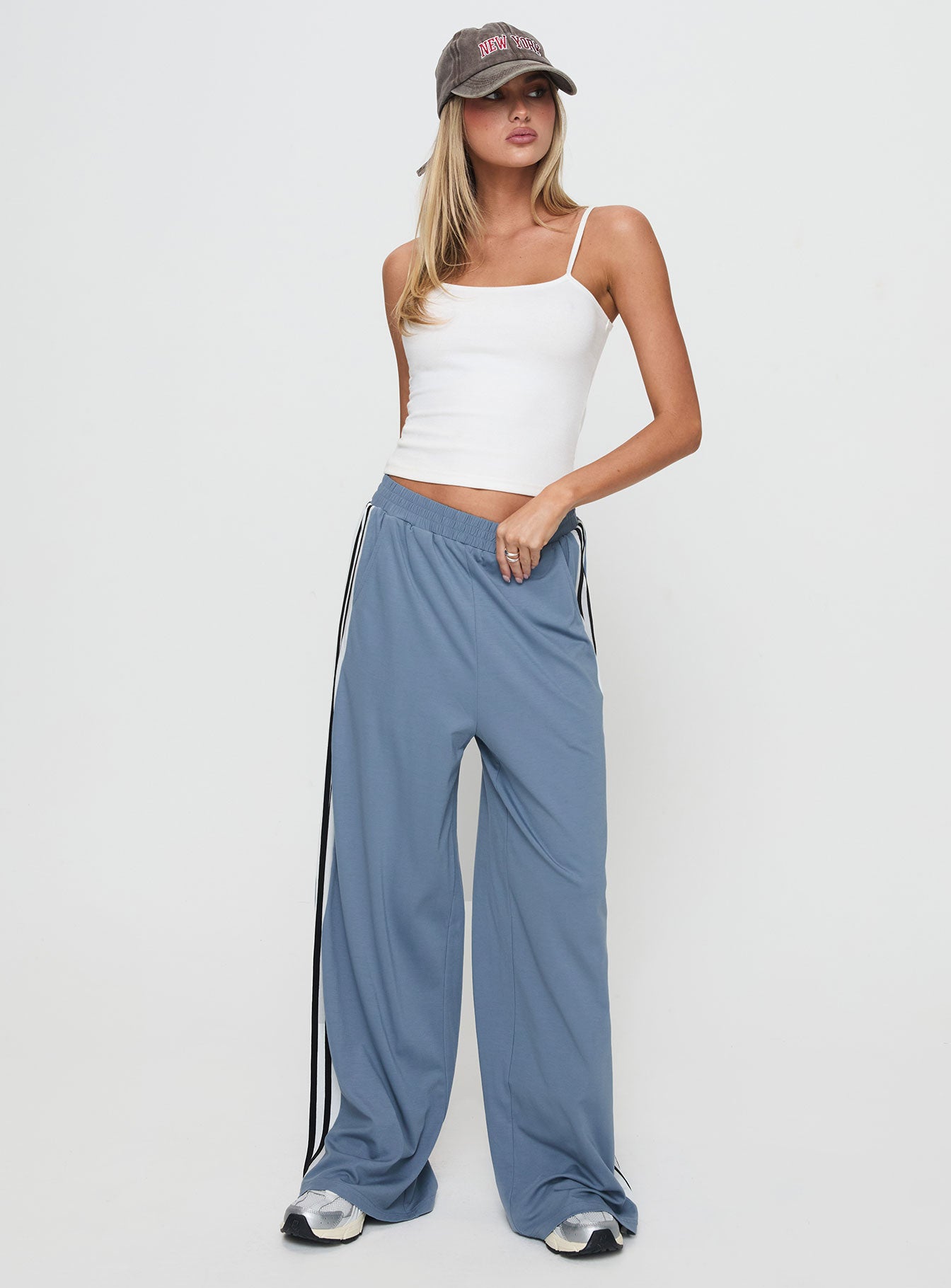 Dime Track Pants Blue - Image 3