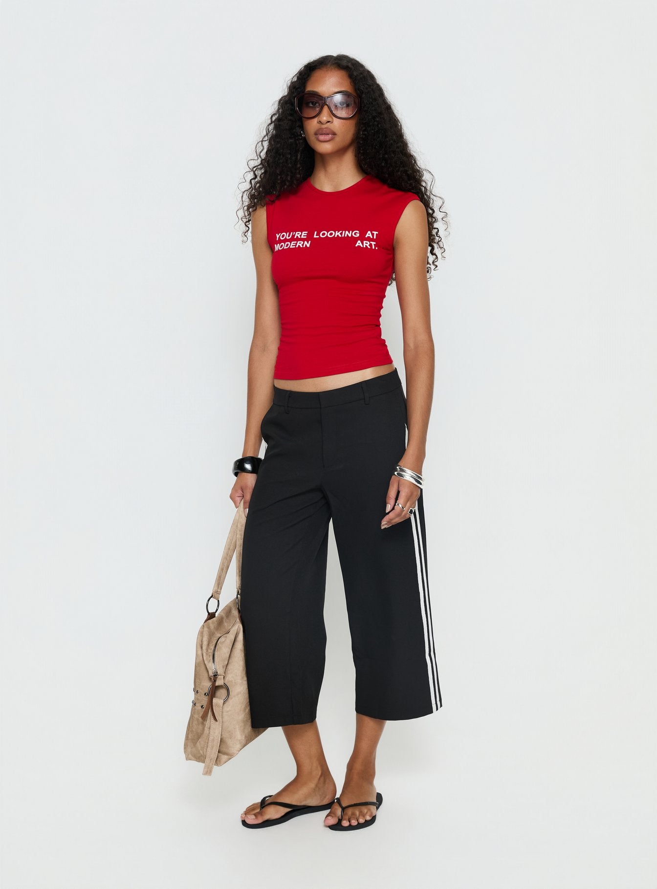 Genesis Capri Pants Noir - Image 4