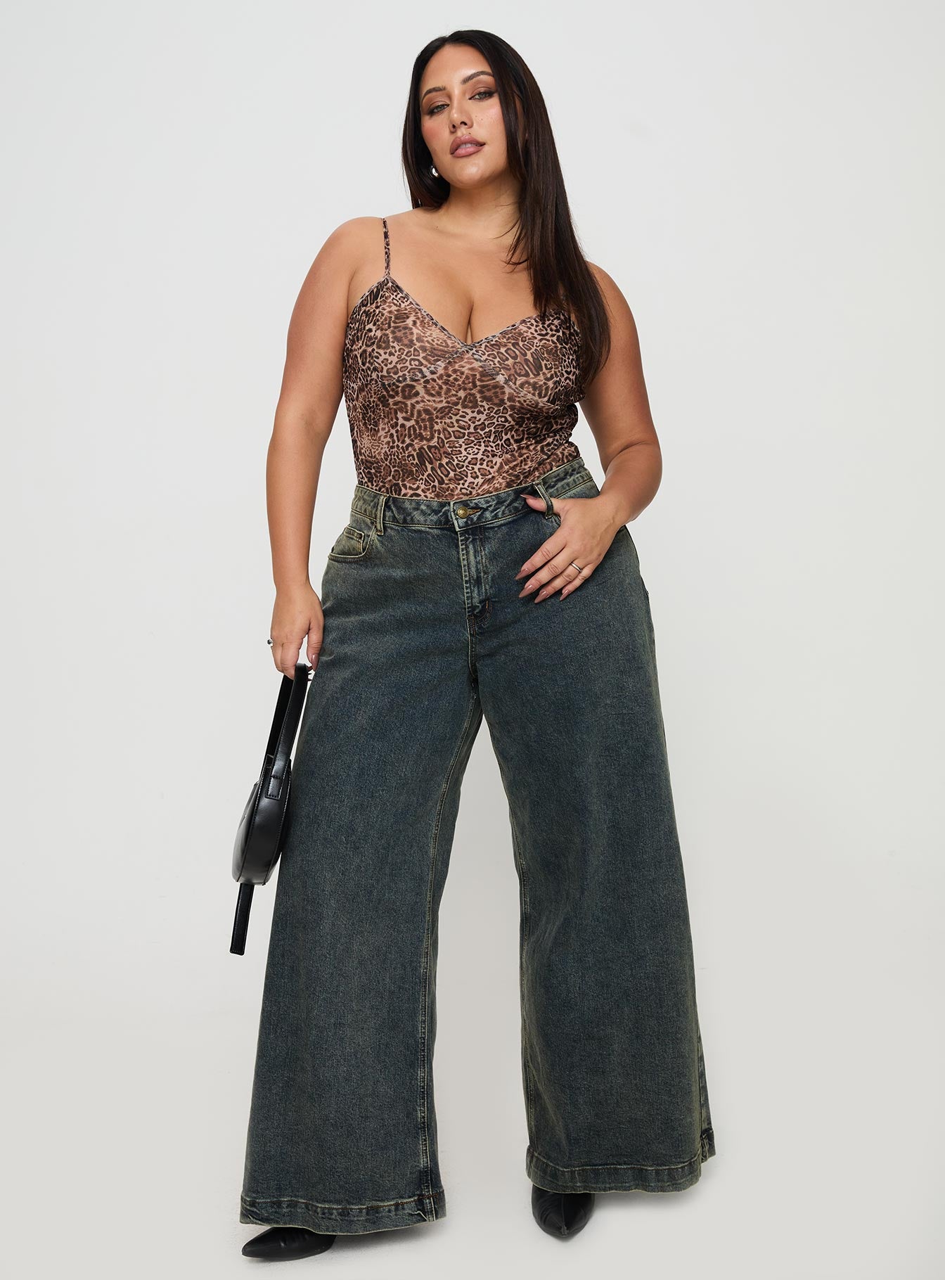 Ziggie Low Rise Baggy Jeans Antique Wash Curve - Image 2
