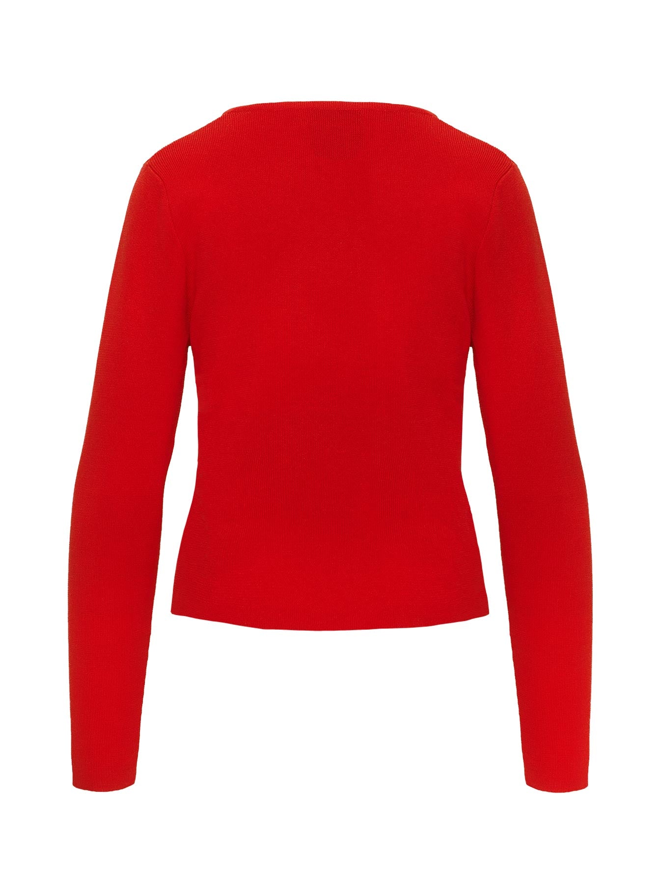 Old Burlington Knit Cardigan Red - Image 6