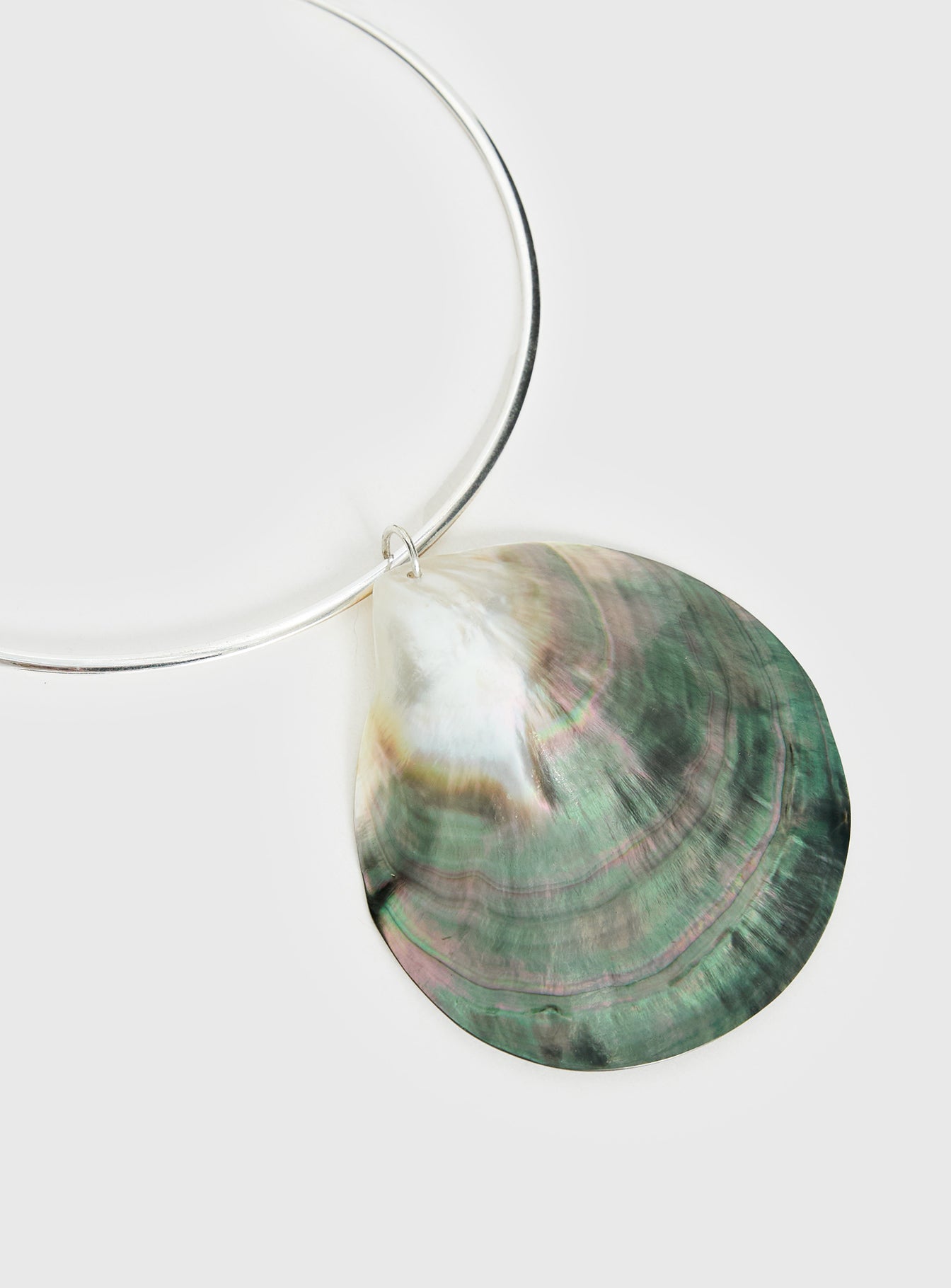 Soreia Shell Necklace Silver - Image 3