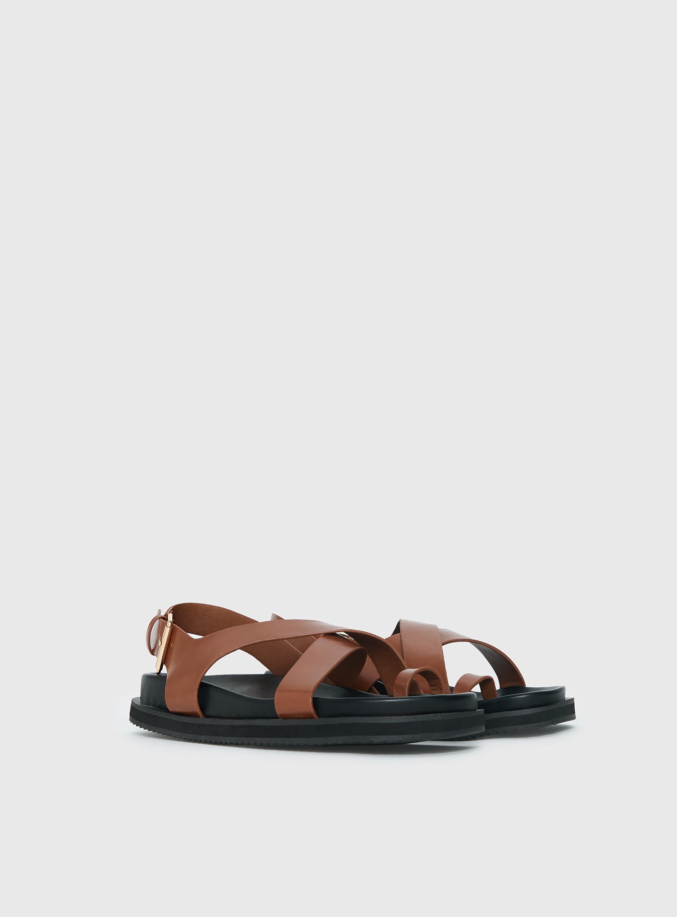 Billini Tennie Sandals Tan / Black - Image 2
