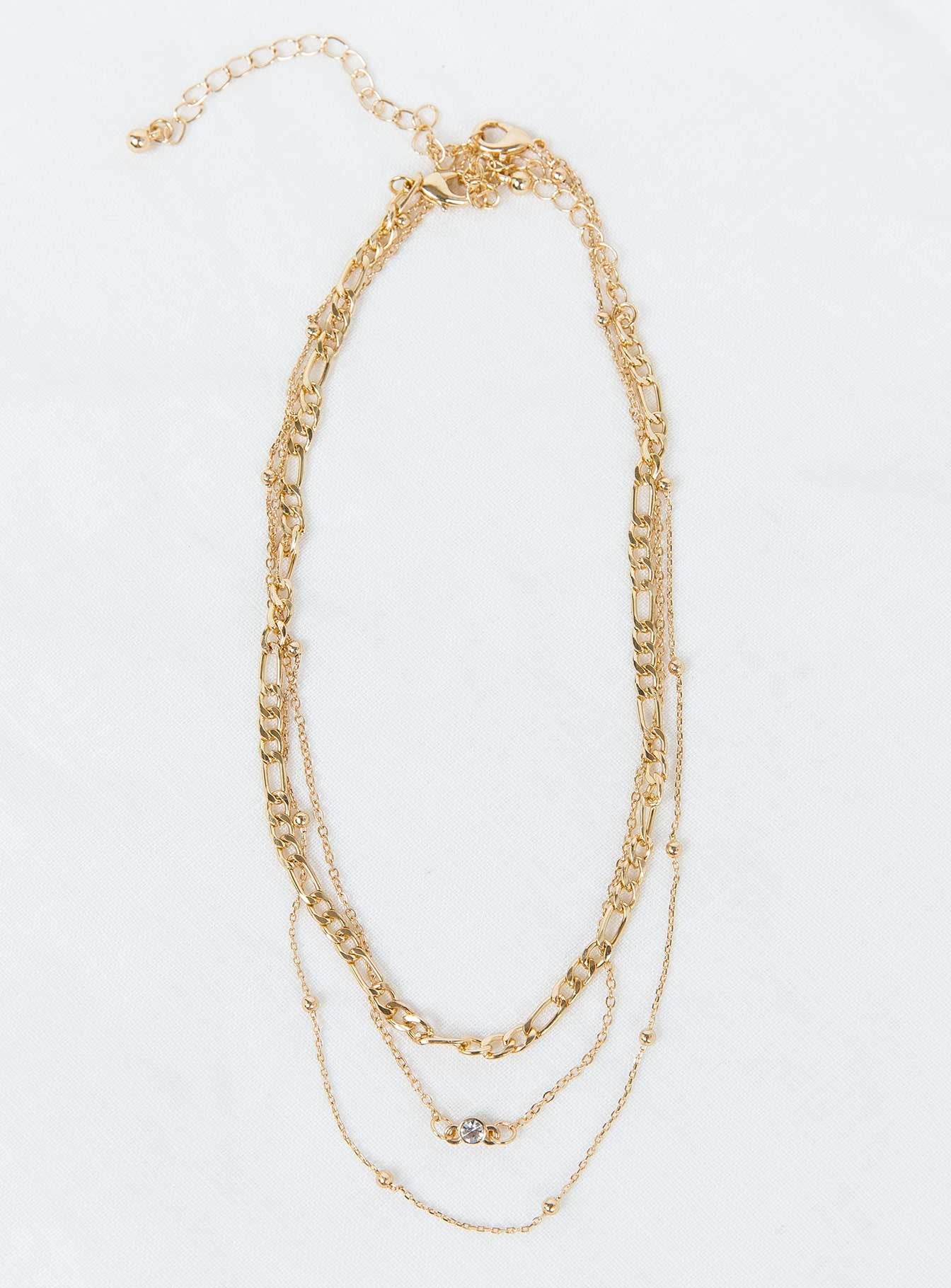Elkie Dainty Necklace Set Gold - Image 2
