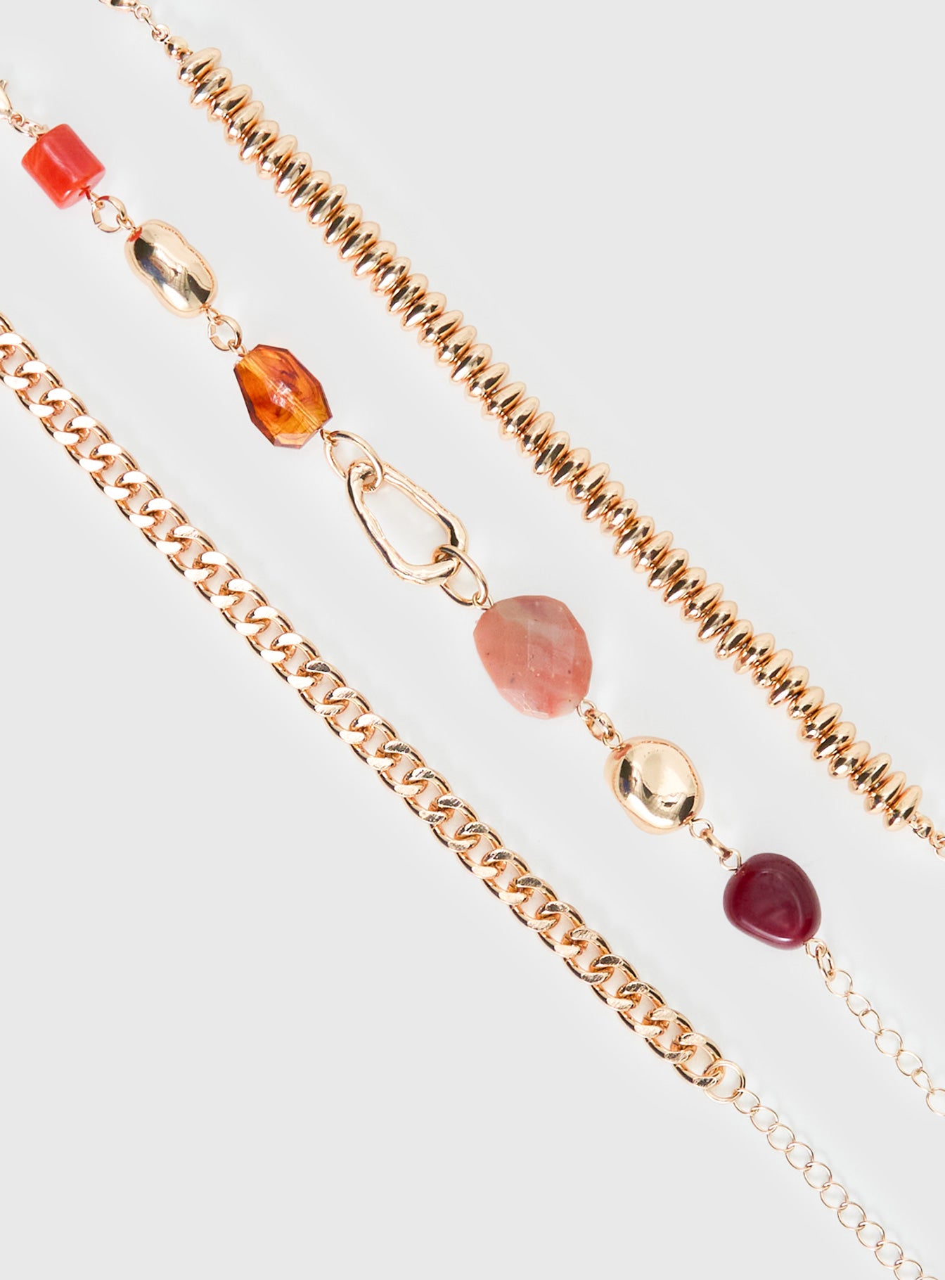 Jaylinn Beaded Bracelet Pack Gold - Image 3