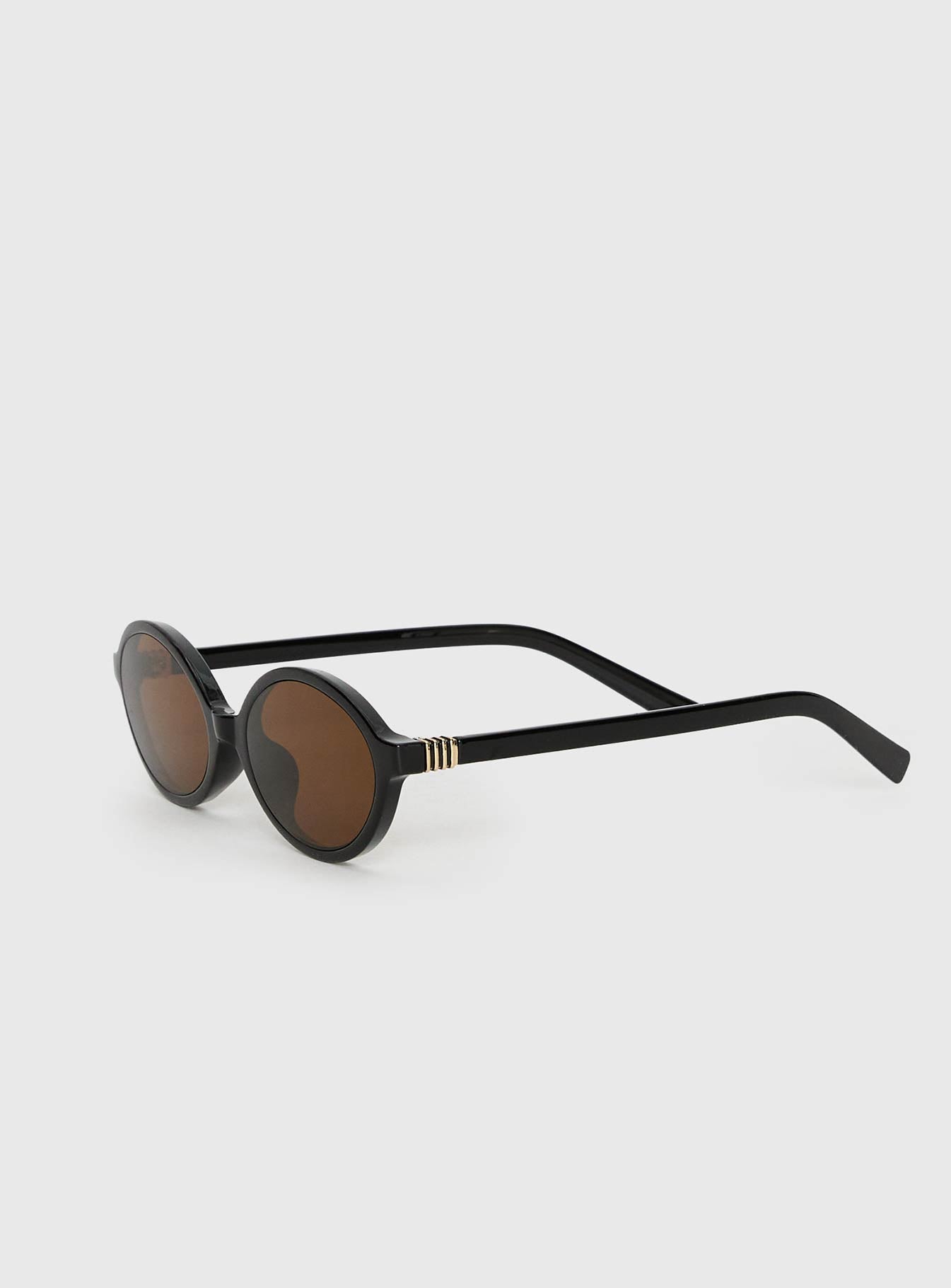 Timely Sunglasses Black / Brown - Image 3