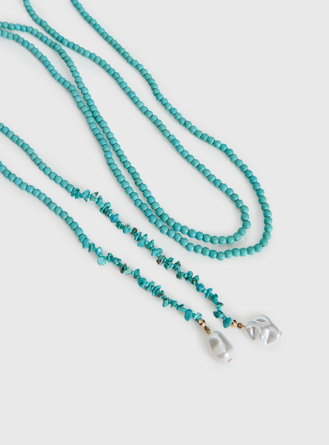 Evadnie Layered Necklace Turquoise - Image 3