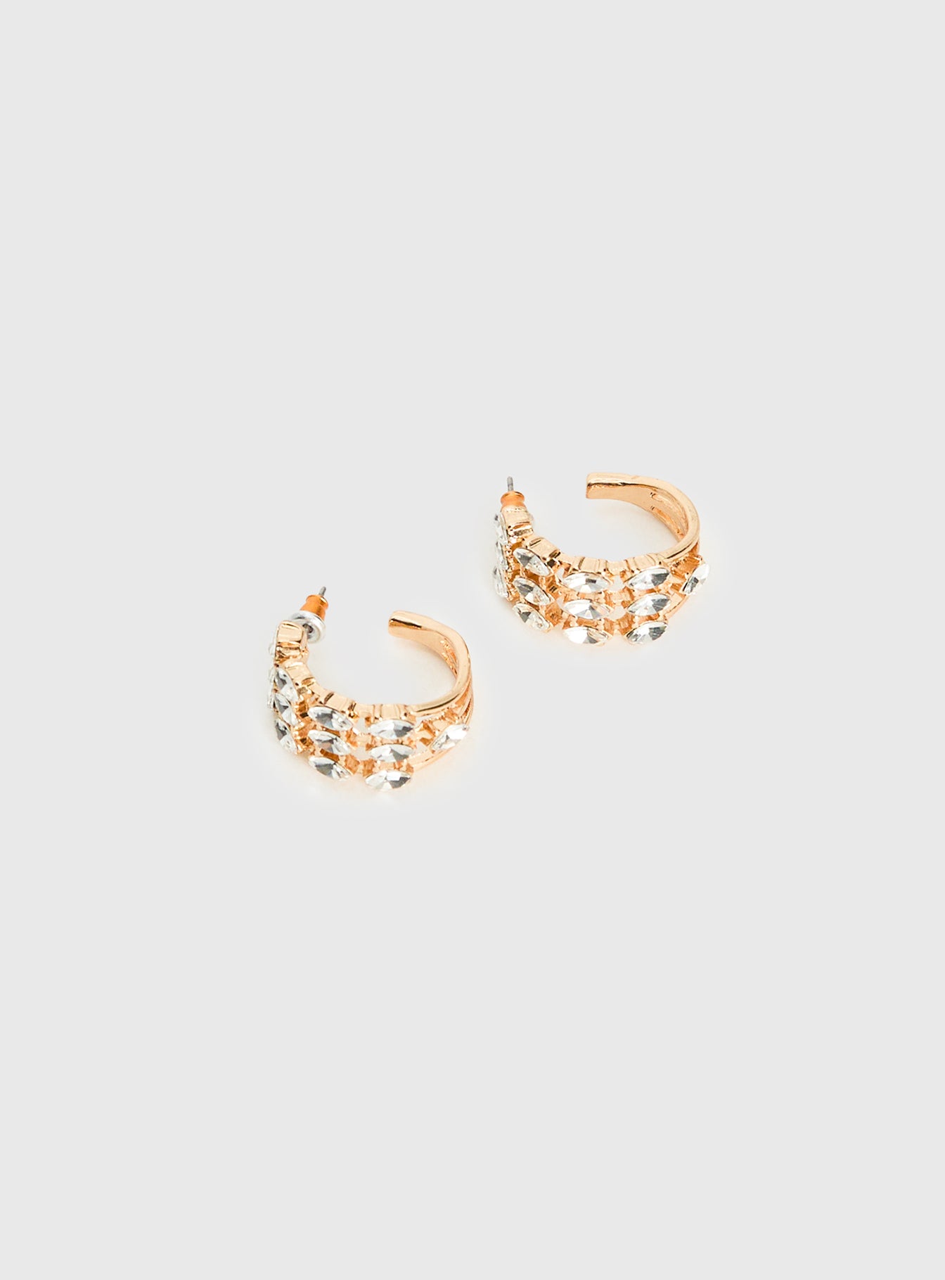 Ashlen Hoop Earrings Gold - Image 3