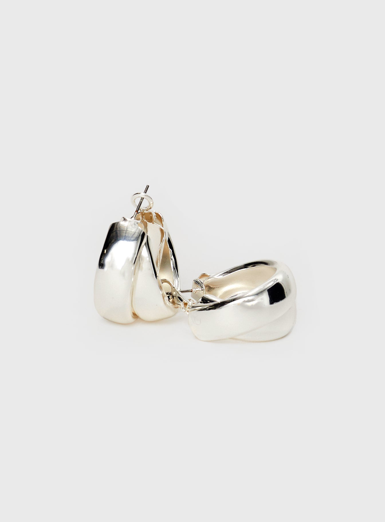 Zaveri Earrings Silver - Image 2