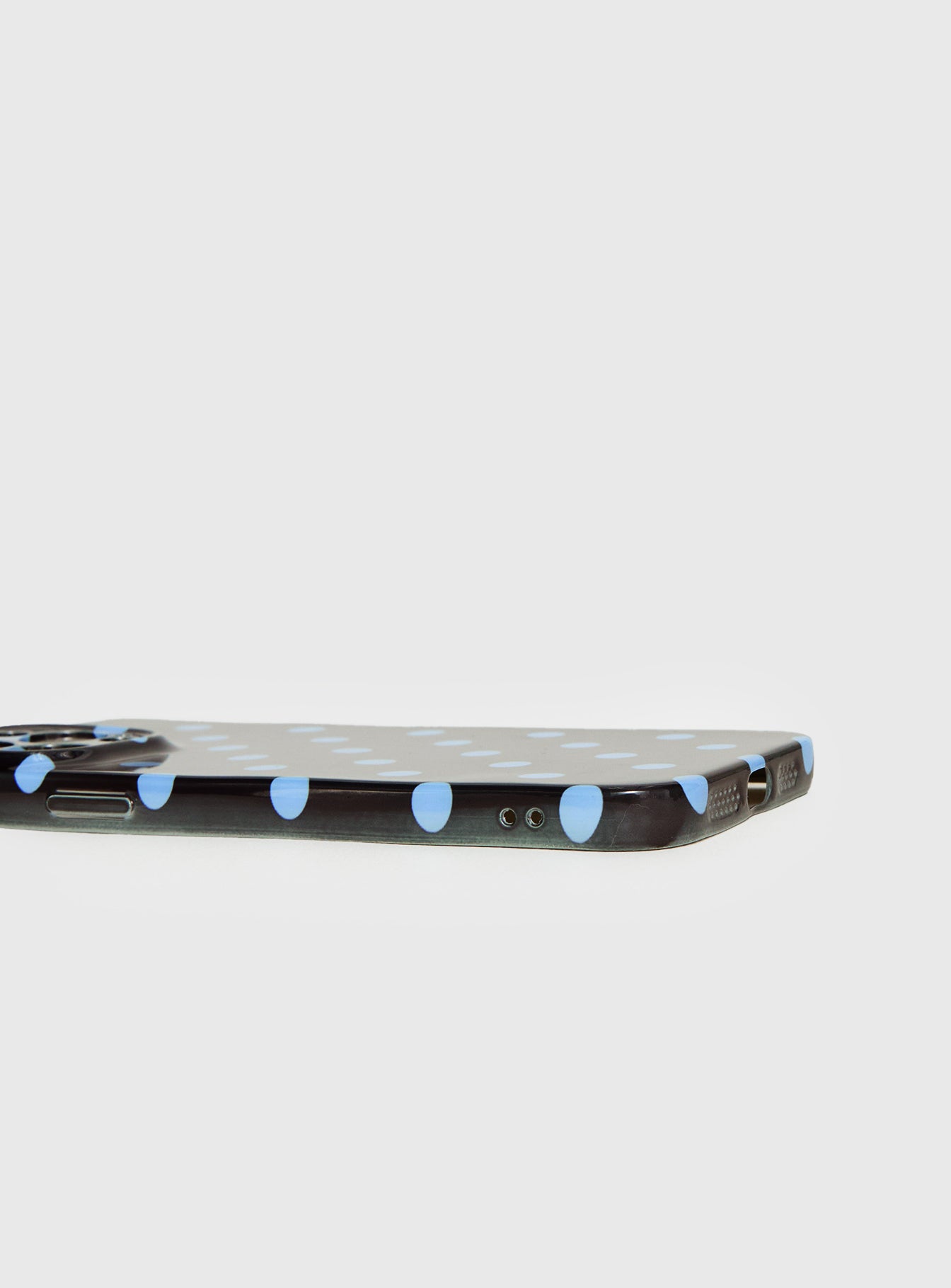 Ferrera iPhone Case Black / Blue Polka - Image 2