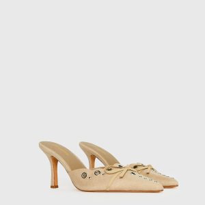 Charisma Pointed Toe Heels Taupe
