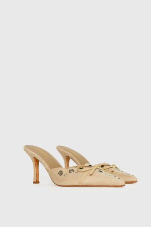 Charisma Pointed Toe Heels Taupe