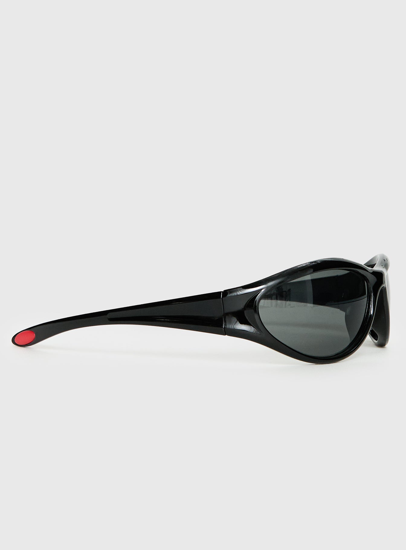 Counterpart Wrap Around Sunglasses Black - Image 3