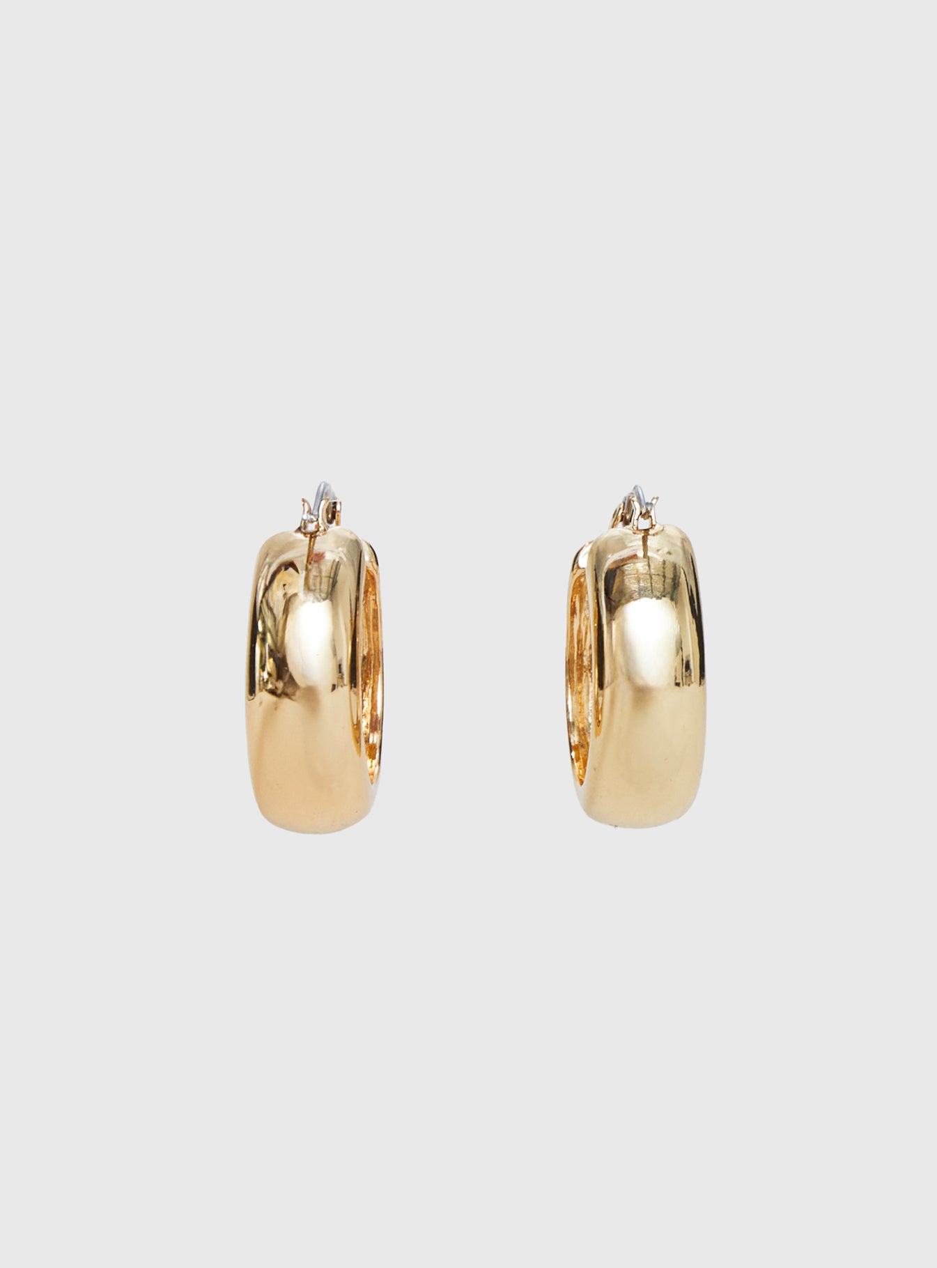 Gabrianna Hoop Earrings Gold / Red - Image 3