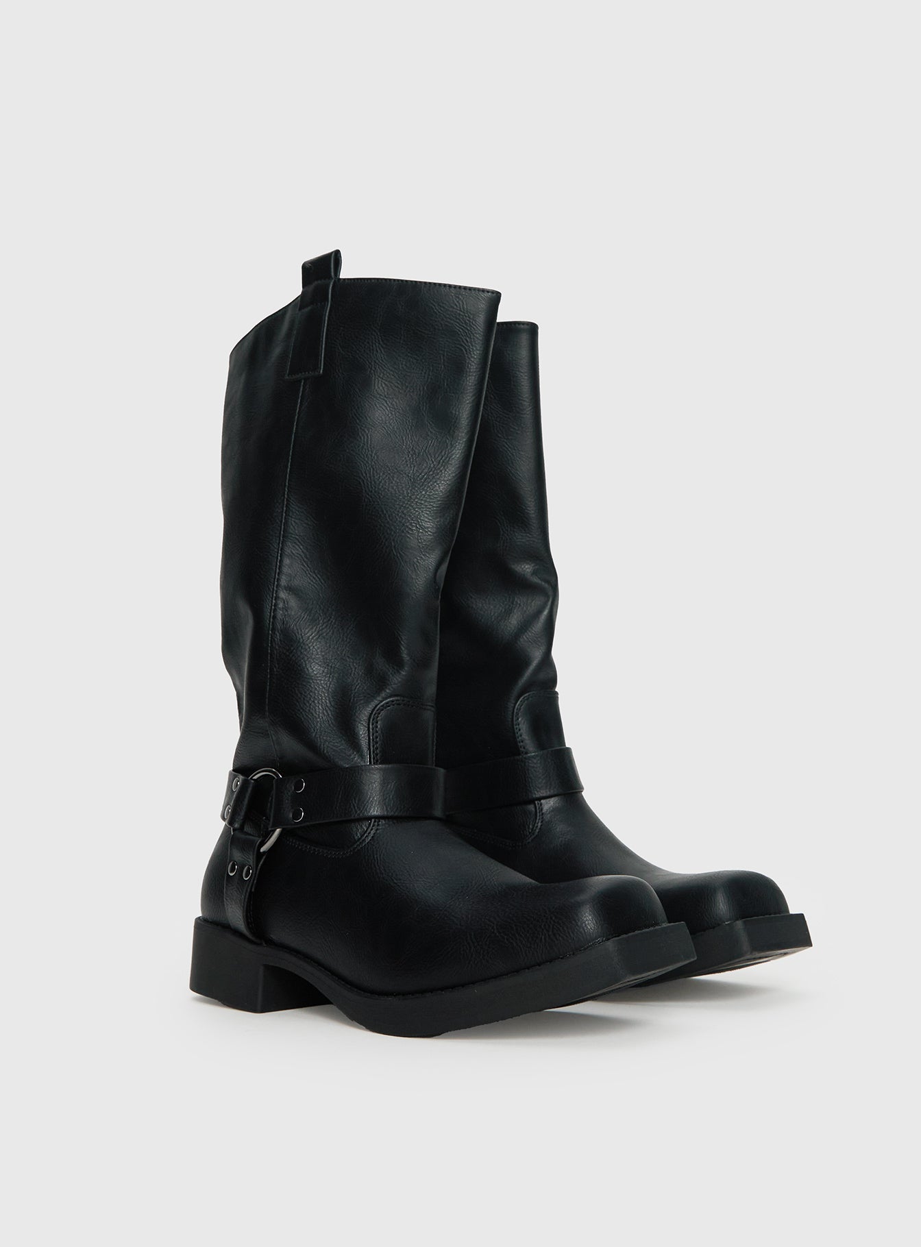 Wrecked Western Boots Black - Image 2