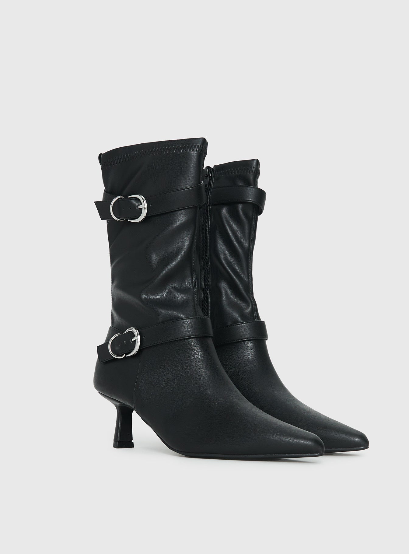 Therapy Kimme Sock Boots Black - Image 2