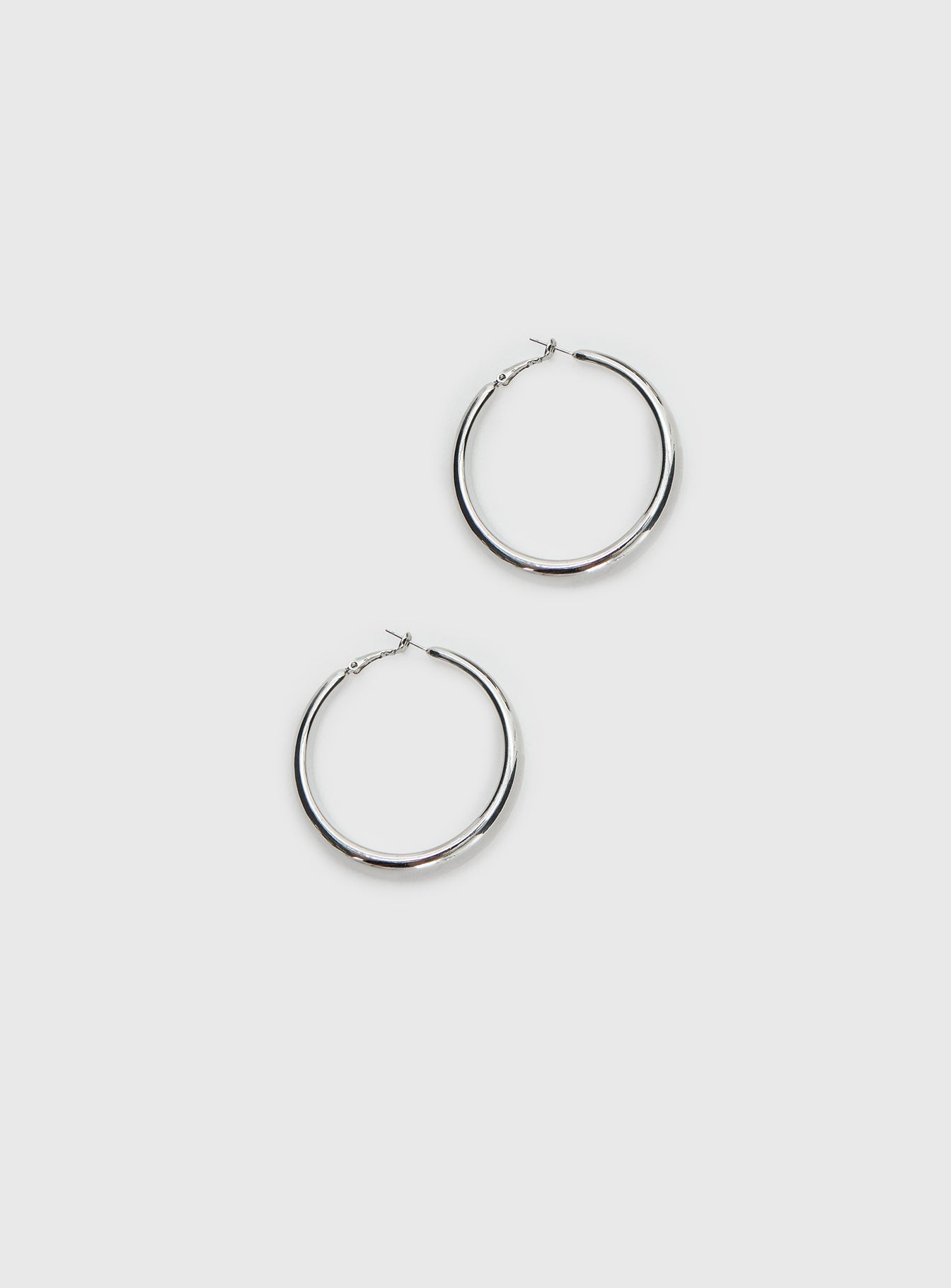 Raskin Hoop Earrings Silver - Image 3