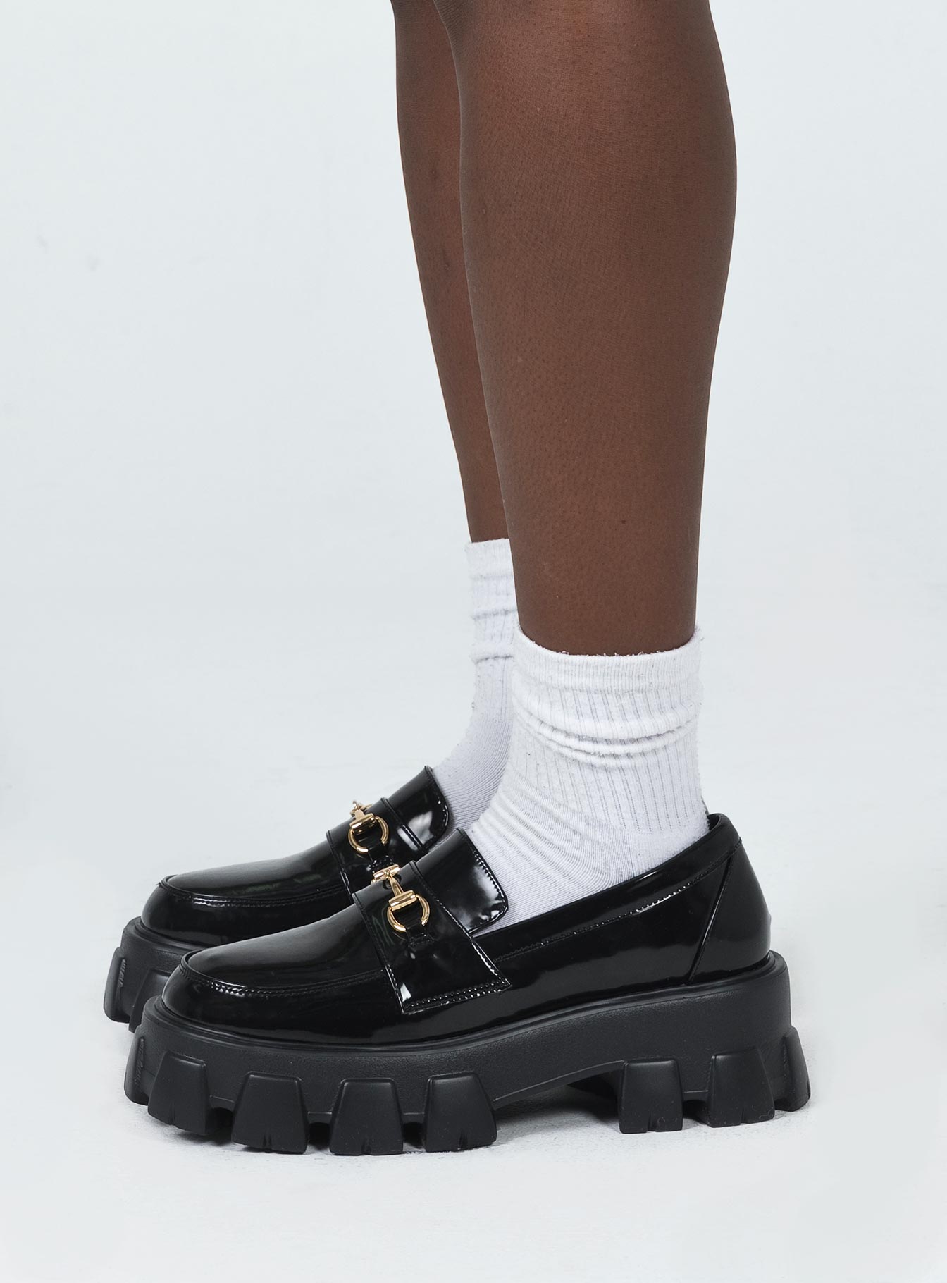 Penny Lane Loafers Black High Shine - Image 4