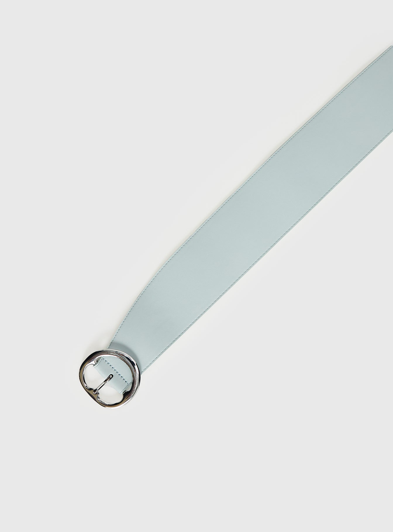 Katryna Faux Leather Belt Grey / Silver - Image 3