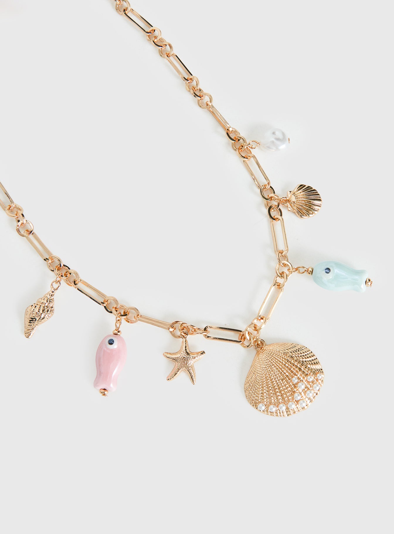 Solar Fever Charm Necklace Gold - Image 3