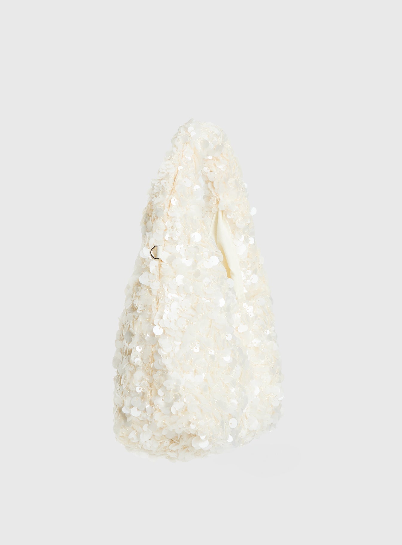 Midnights Sequin Shoulder Bag White - Image 2