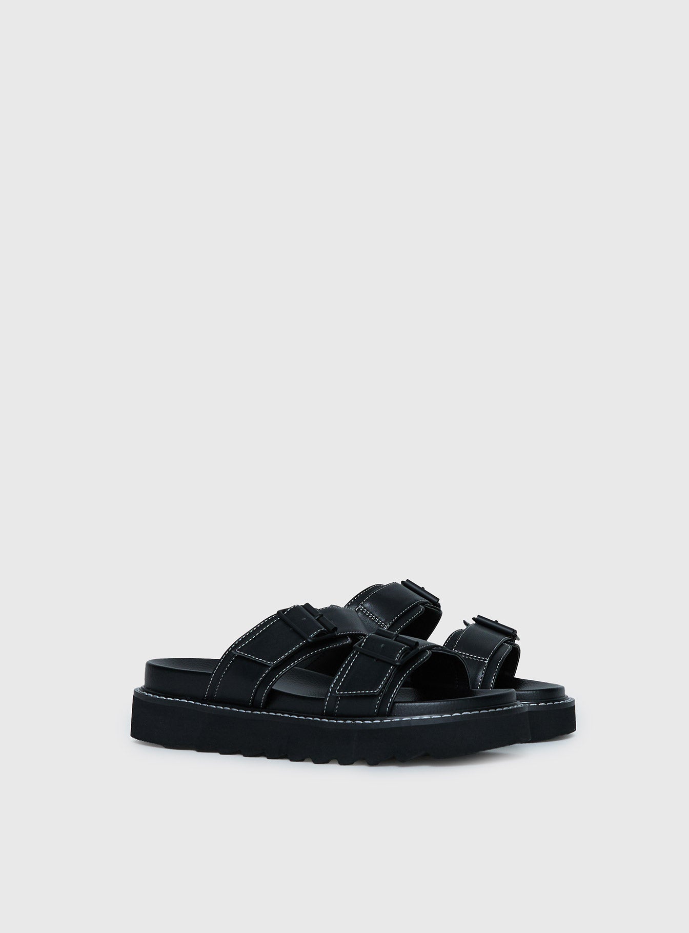 Ma Belle Sandals Contrast Stitch - Image 2