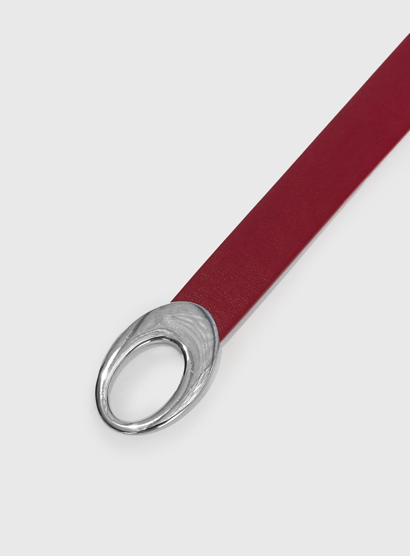 Jaide Low Waist Belt Red / Silver - Image 3