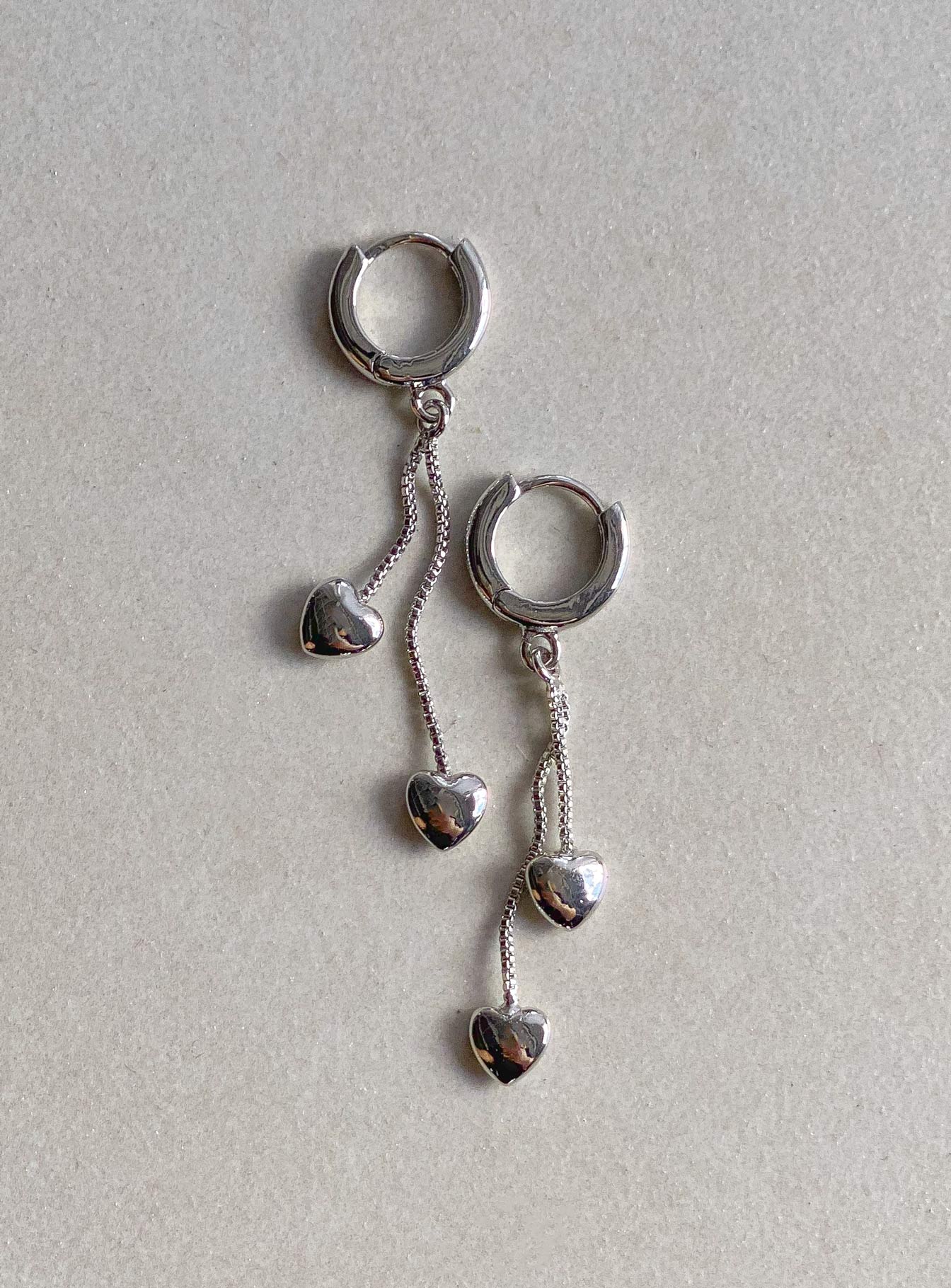 Voce Earrings Silver - Image 2