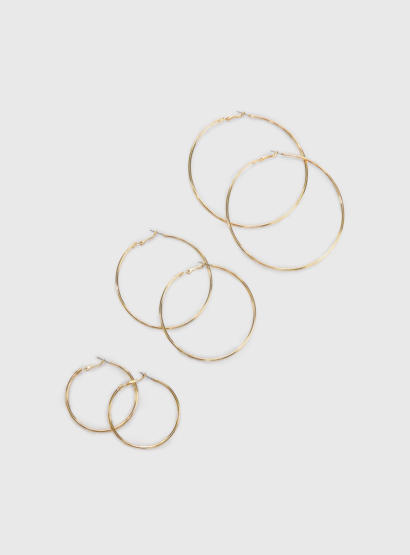 Guessing Game Hoop Earring Pack Gold - Image 3