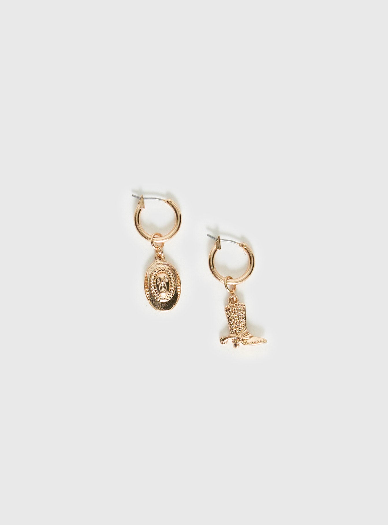 Oh Howdy Earrings Gold - Image 3