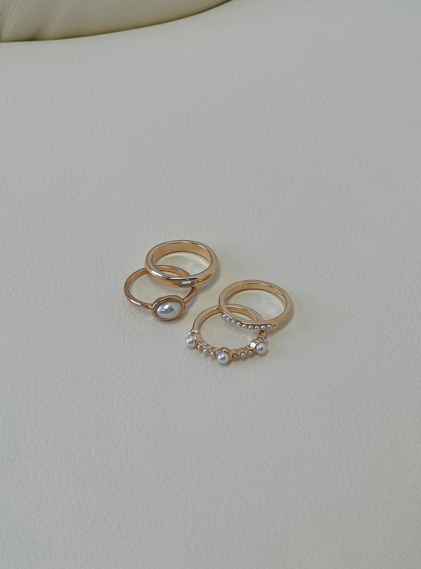 Edwina Ring Pack Gold - Image 3
