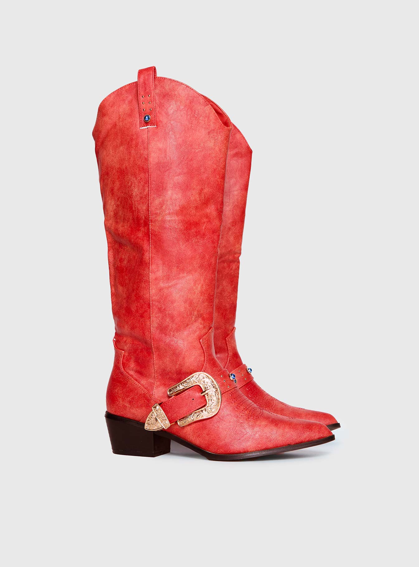 Rhode Cowboy Boots Red - Image 2