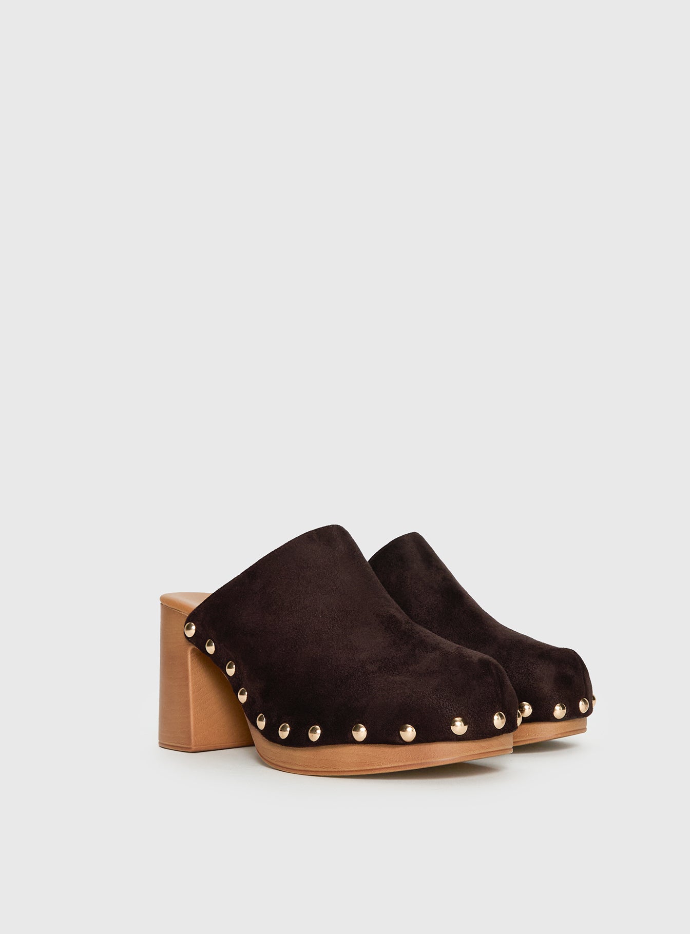 Therapy Banks Platform Clog Heels Brown - Image 2
