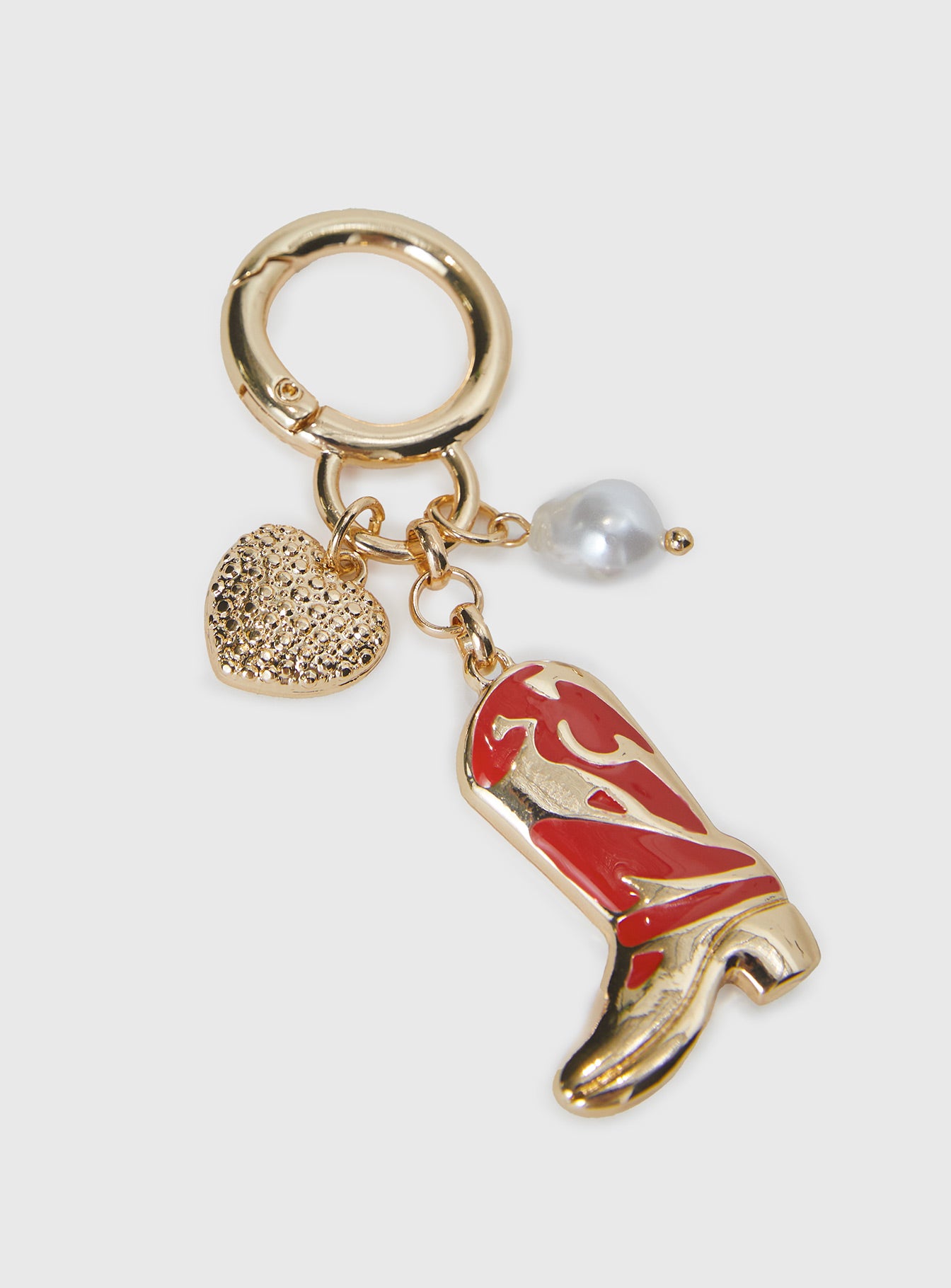 Such A Charmer Keyring Gold - Image 3