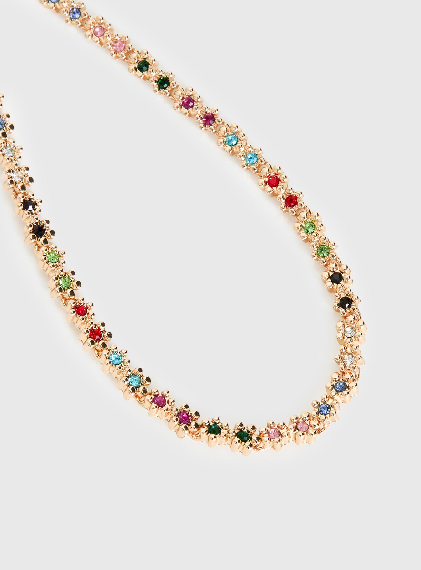 Fever Kiss Gemstone Necklace Gold - Image 3