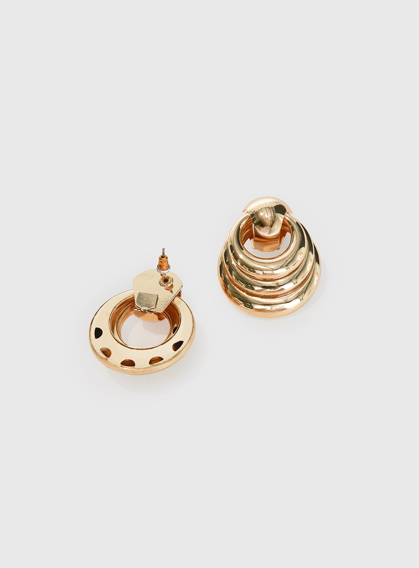 Time Goes By Earrings Gold - Image 3