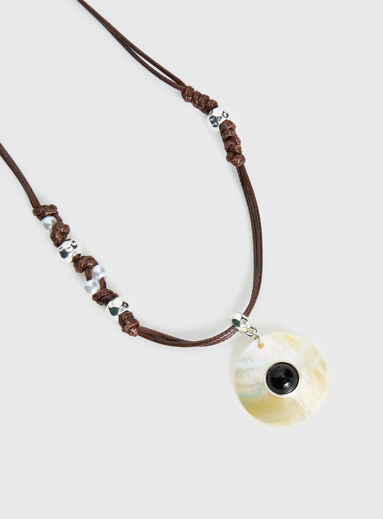 Saturn Returns Pendant Necklace Silver - Image 3